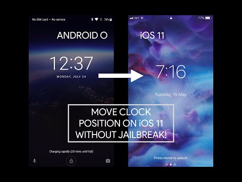 How to Move the Time on Iphone Lock Screen