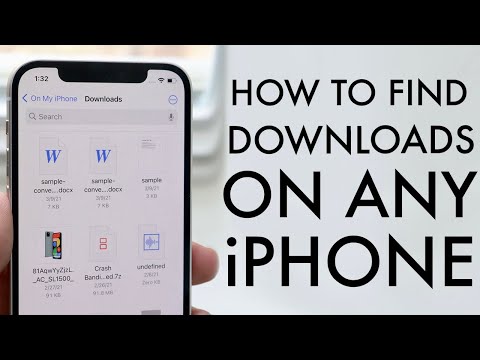 How To Find Downloads On Iphone 7?