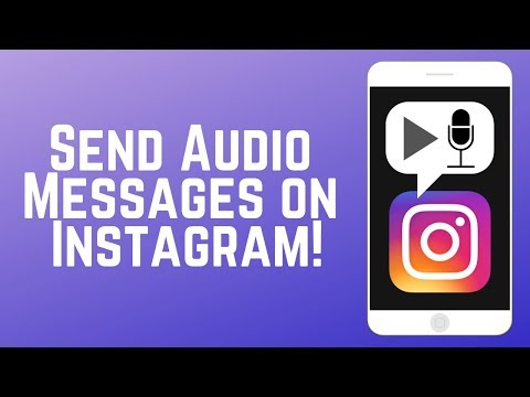 How do you send an Instagram voice message?