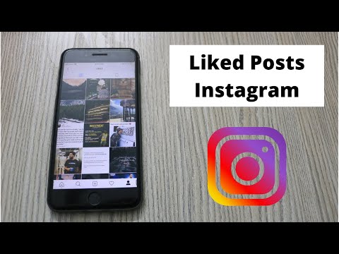 How do I view liked posts on Instagram?