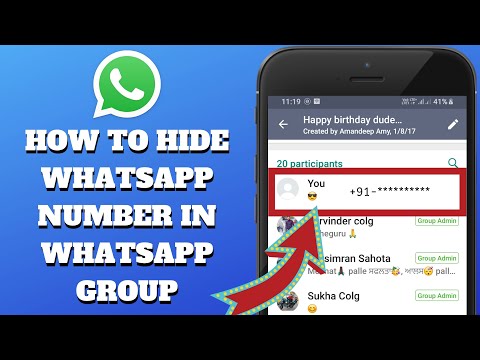 How to Hide Your Mobile Number on Whatsapp Group?