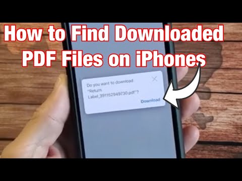 How to Find Saved Pdf on Iphone