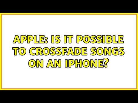 How To Crossfade Songs On Apple Music Iphone?