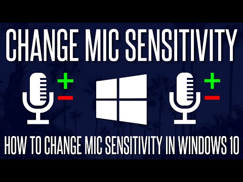 How to Change the Mic Sensitivity on Xbox Pc