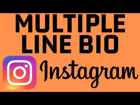 How to start a new line in your Instagram bio?