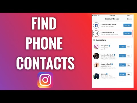 How to See Instagram Contacts