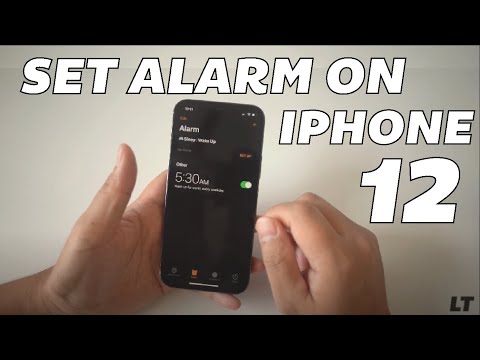 How to tell if your Iphone 12 has an alarm set?